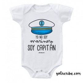 Body para bebé "Yo no soy marinero."