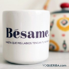 Taza  "Bésame"