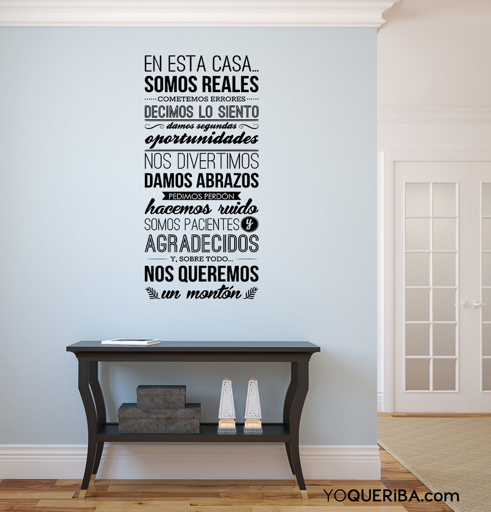 Como colocar un vinilo decorativo en la pared 